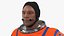 Astronauta che indossa la tuta ACES