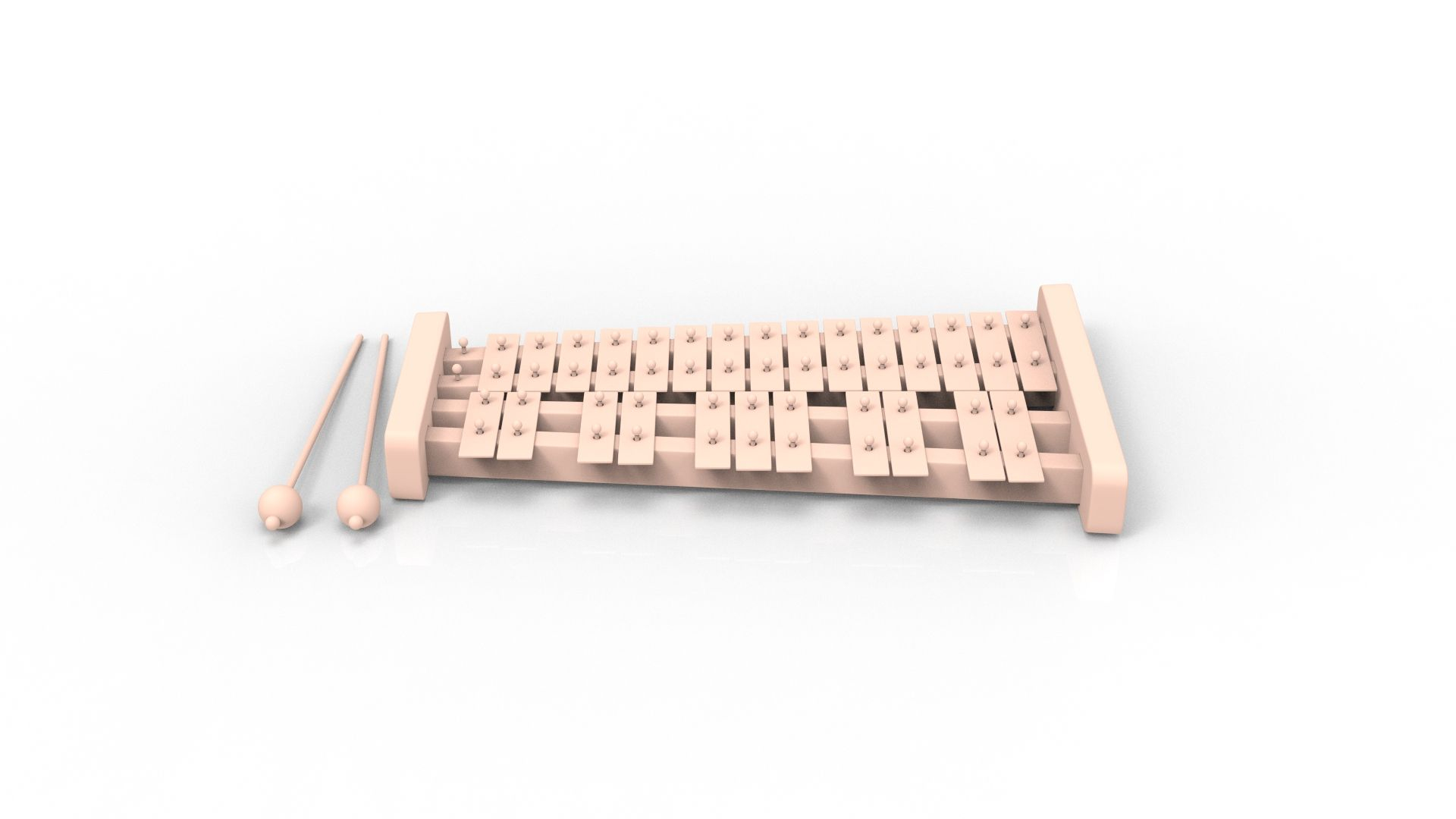 Xylophone 3D model TurboSquid 2127420