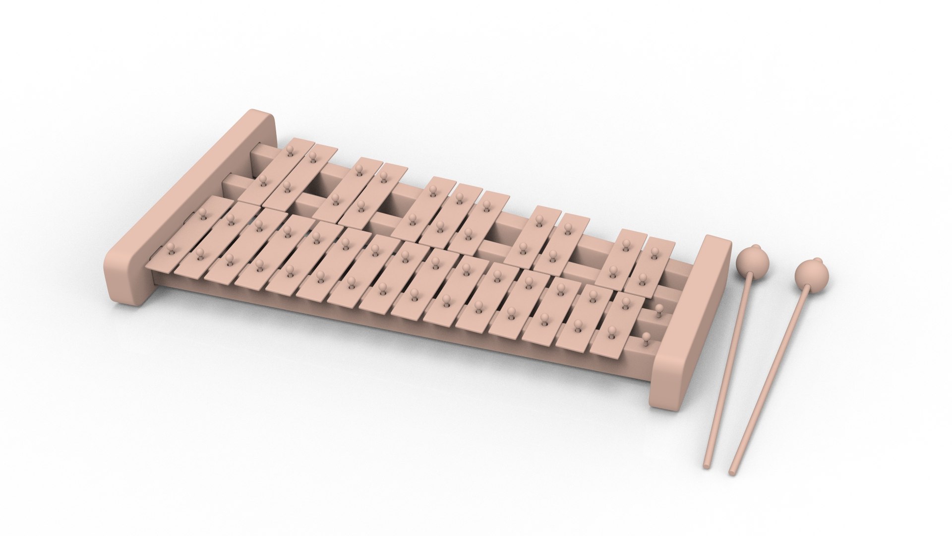 Xylophone 3D model TurboSquid 2127420