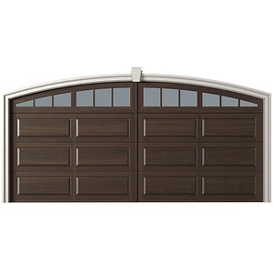 Automatic Classic Modern Garage Doors 3D model