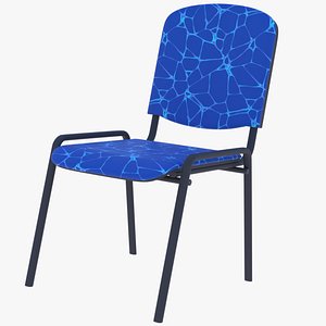 Conference chair XV PBR 3D model