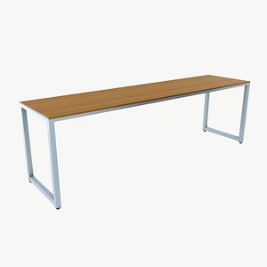 Metal Frame Desk 3D