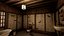 Japanisches Haus und Vegetationsumgebungs-Asset-Paket