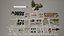 Japanisches Haus und Vegetationsumgebungs-Asset-Paket