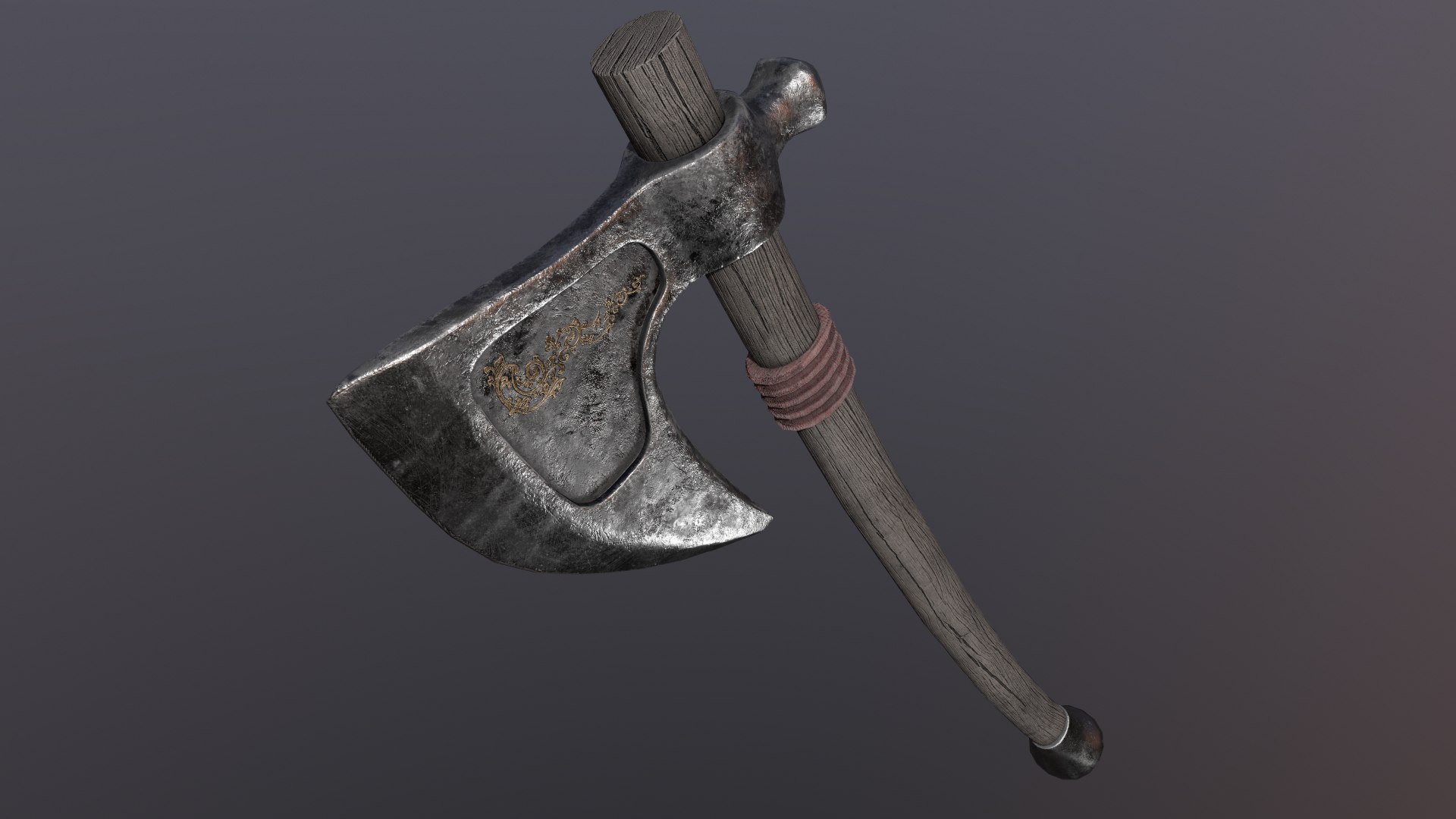 Medieval Axe 3D Model - TurboSquid 2064421