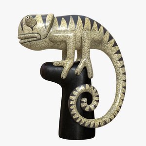 Chameleon Sculpture 3D model
