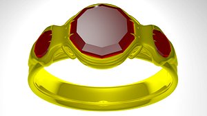 3d golden ring model
