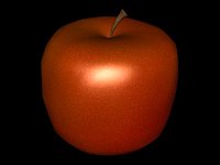 red apple