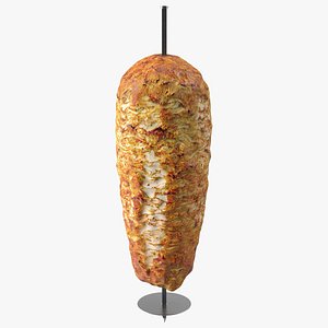 Vertical Turkish Doner Kebab