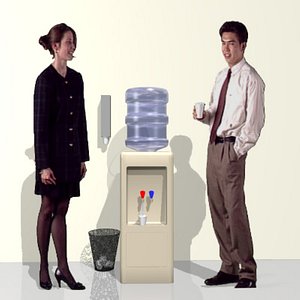 water cooler dispenser 3d model