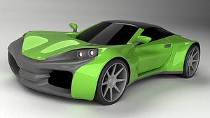 Raveox concept car 3D model