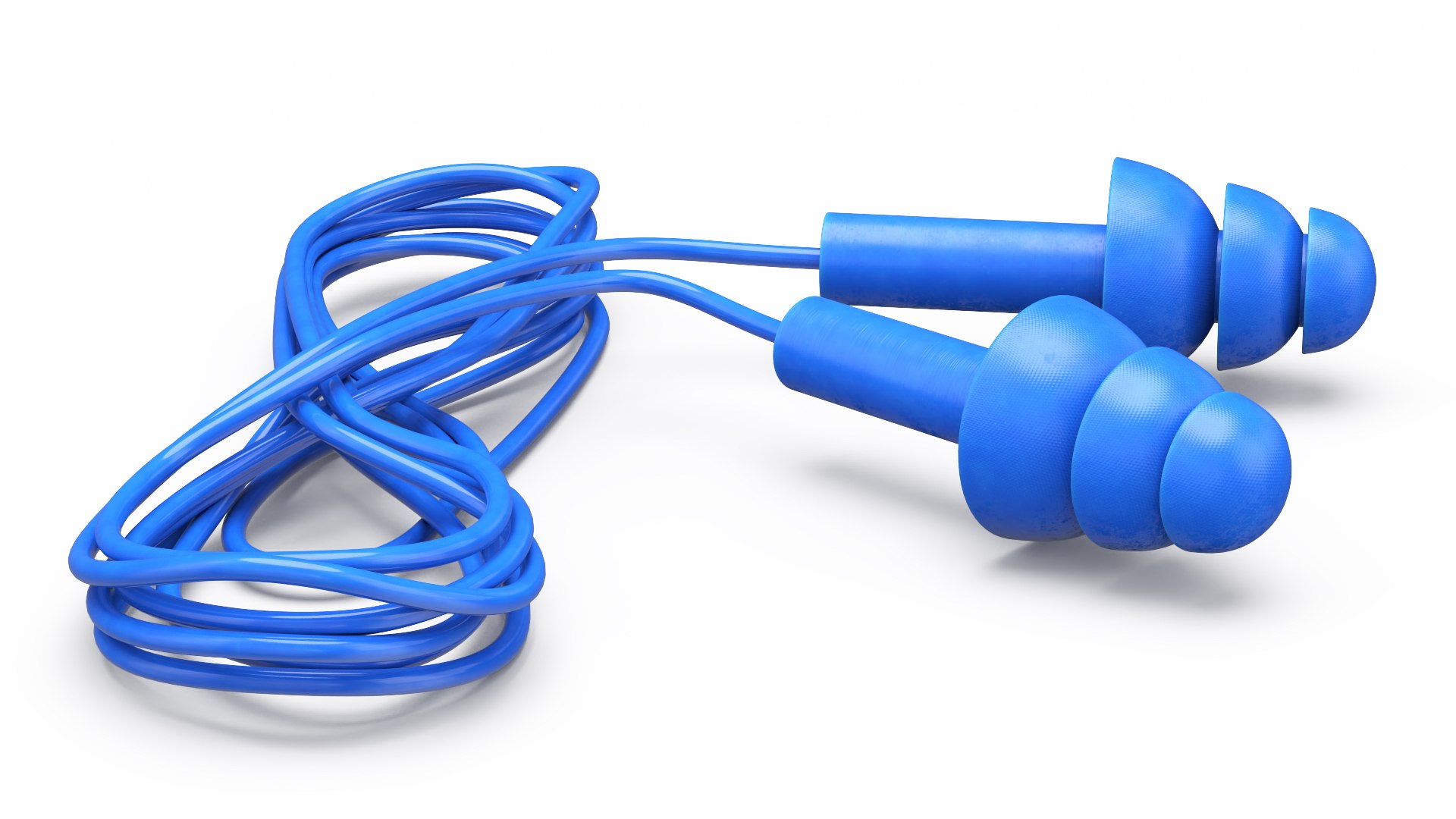 3D Model Reusable Earplugs With Safety Cord TurboSquid 1959636