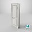 Porta classica in legno bianco