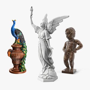 Statues Collection 3D model