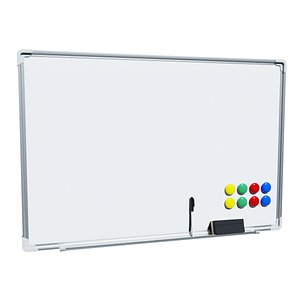 3D white board whiteboard
