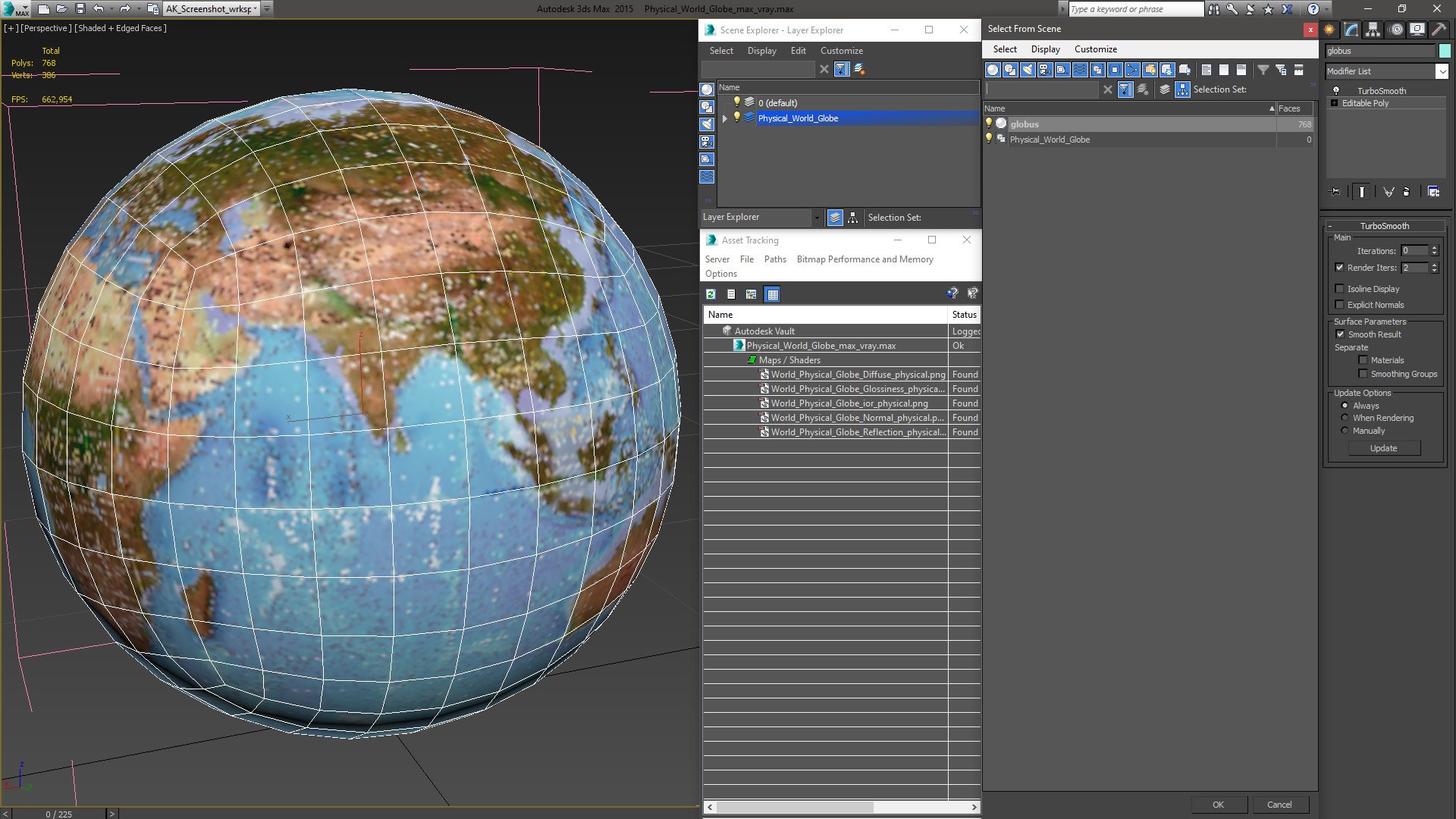 3D Physical World Globe model - TurboSquid 1879496