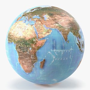 3D Physical World Globe model