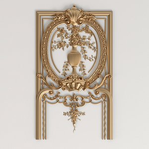 Carved classic panel for CNC | Fc_024