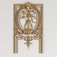 Carved classic panel for CNC | Fc_024