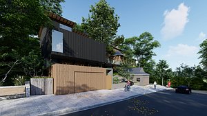 Revit House - Hill Side Granny Flat