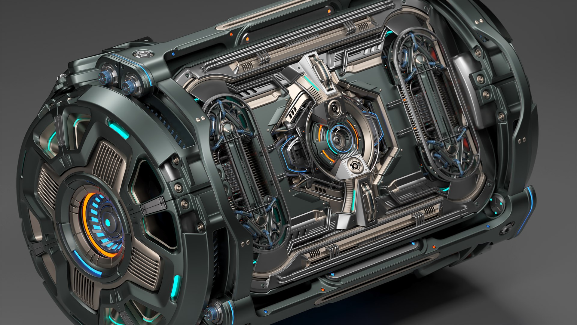 Sci-Fi Element Kitbash 4 Of 6 3D - TurboSquid 2424001