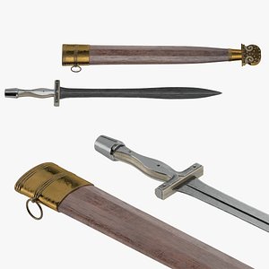 3D Xiphos Sword model