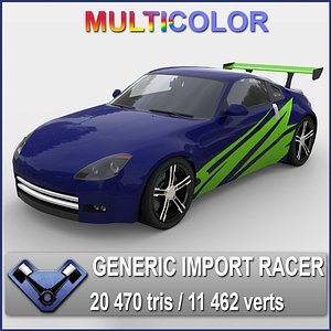 3d generic t racer katamori model