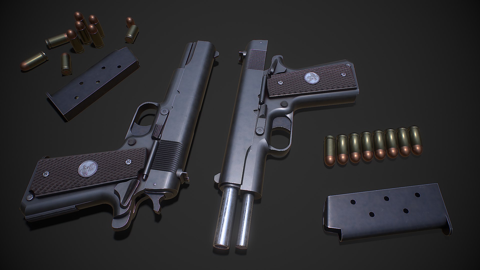 3D Army pistol model https://p.turbosquid.com/ts-thumb/rb/gFkHWU/l2/_01/png/1707700449/1920x1080/fit_q87/545d1977e8a74836f8a8b7b5110e2e5c9a78a098/_01.jpg
