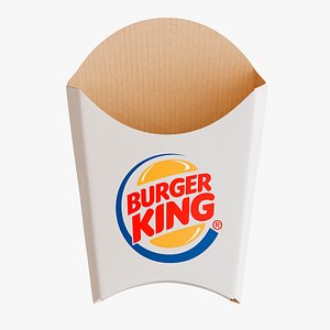 Burger King  French Fry Box model