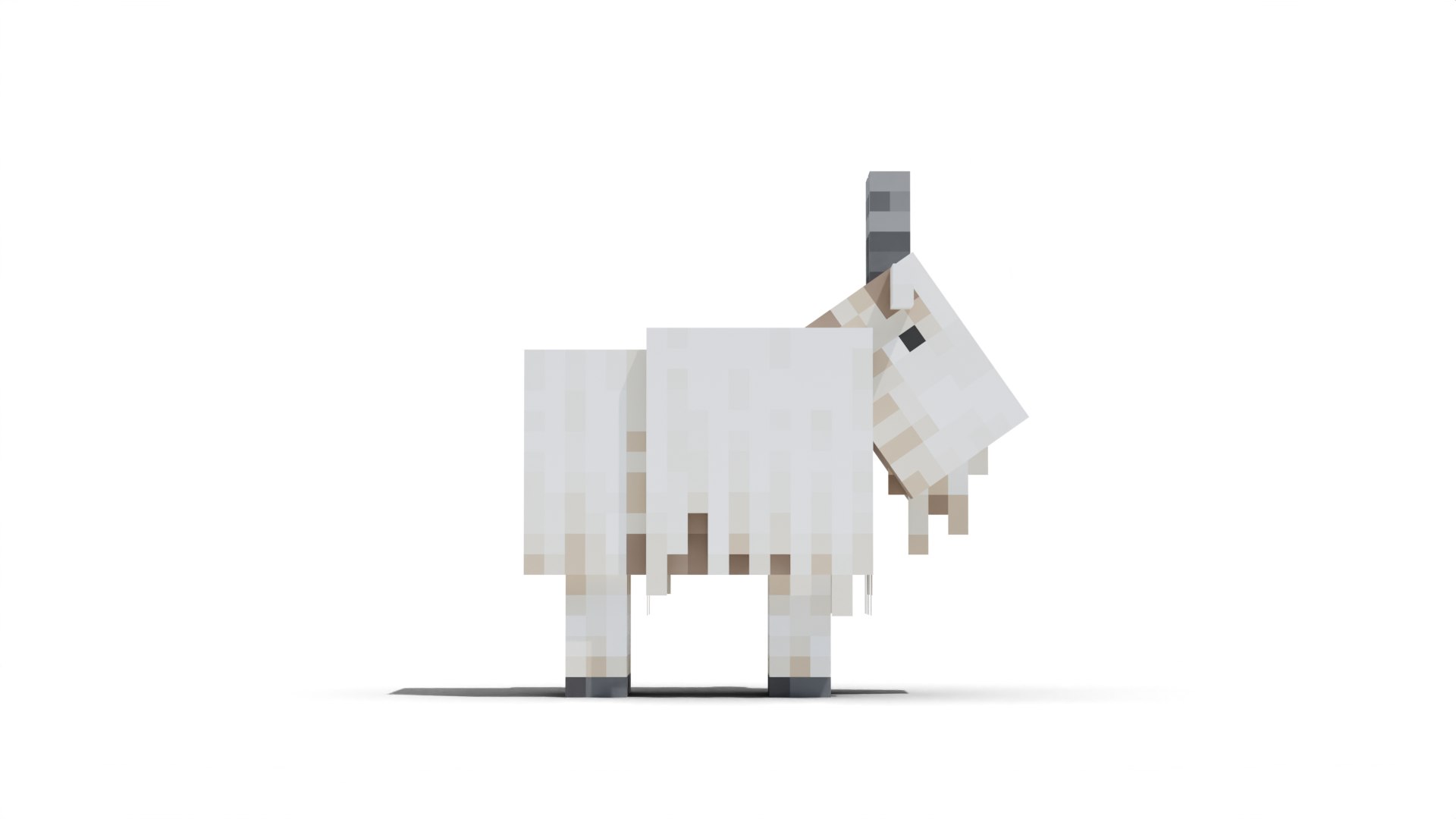 Goat - Minecraft Model - TurboSquid 2514042