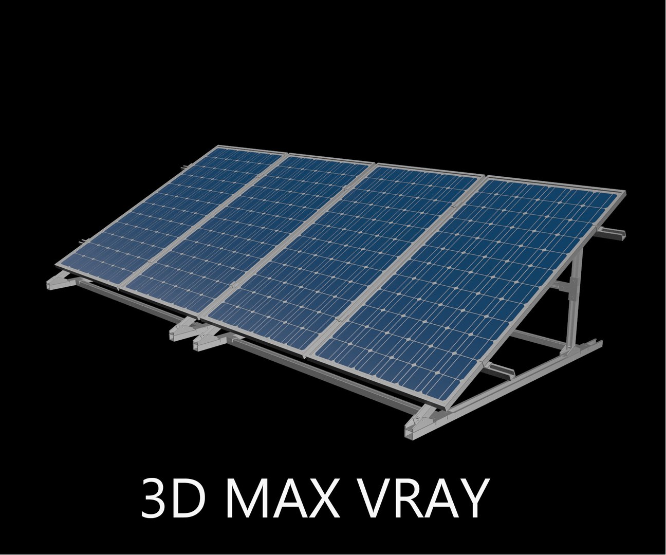 3D Model Solar Panel - TurboSquid 1386683