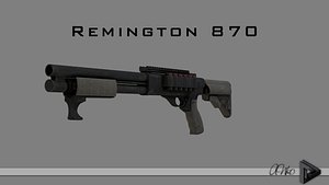 3d american remington 870