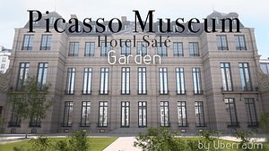 garden picasso museum 3d 3ds