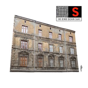 3d obj building facade