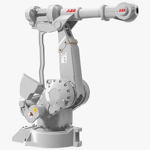 ABB IRB 4400 6 Axis Industrial Robot Rigged