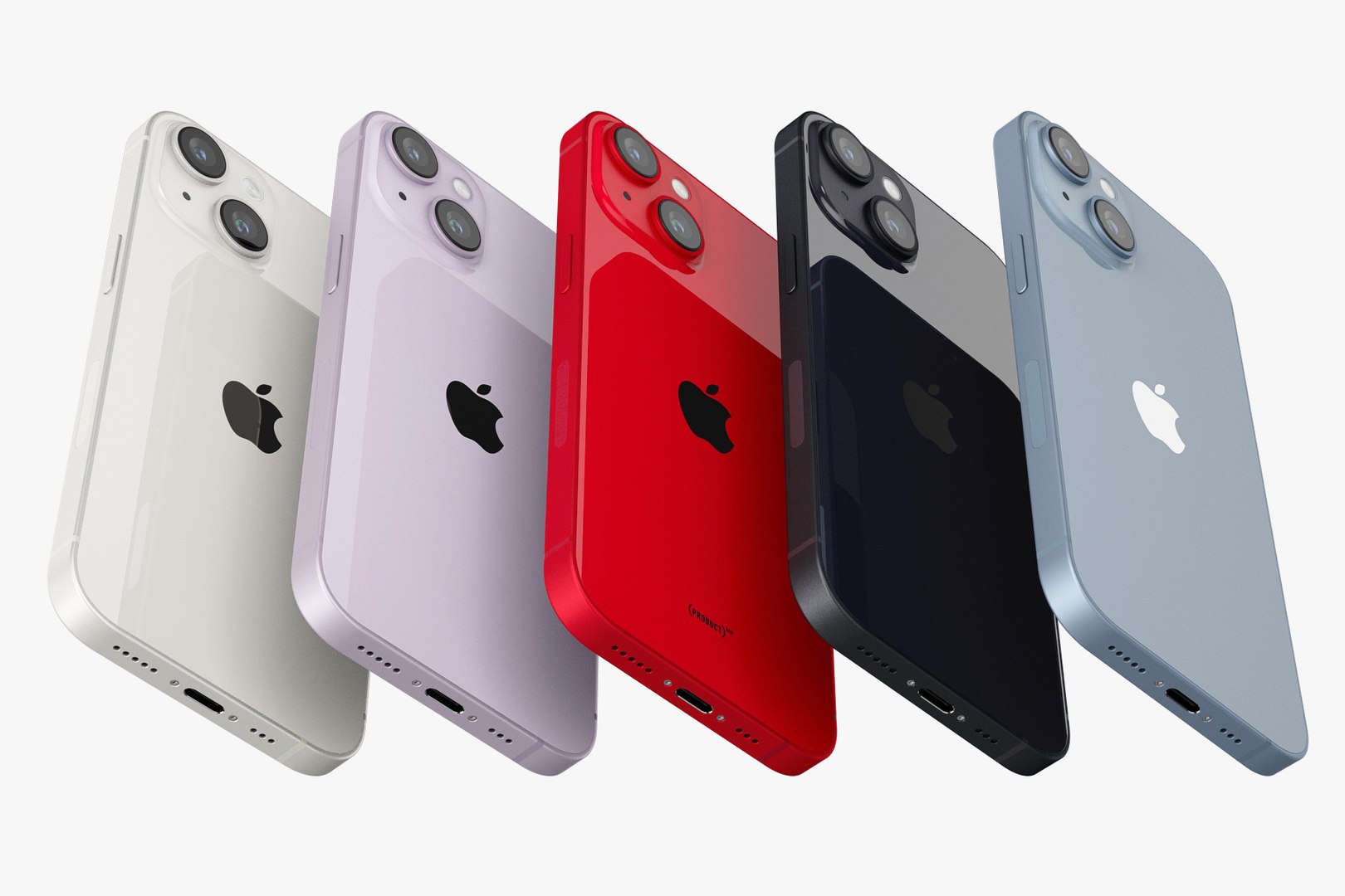 Apple IPhone 14 All Colors 3D Model - TurboSquid 1986351