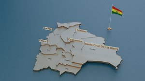 state cities capital 3D