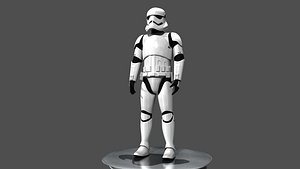 Storm Trooper Fully Rigged / Animated