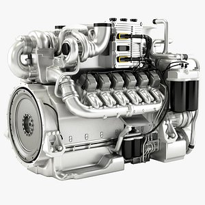 3d yamaha outboard engine model