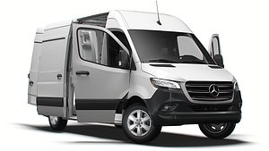 Mercedes Benz Sprinter L2H2 RWD HQ Interior 2025 3D model