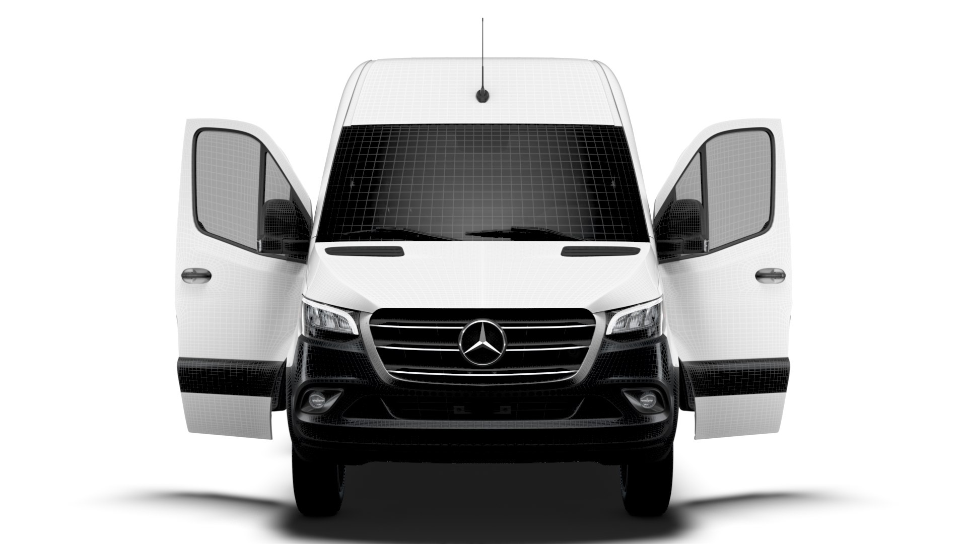 Mercedes Benz Sprinter L2H2 RWD HQ Interior 2025 3D Model TurboSquid 2293240