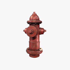Fire Hydrant Lowpoly