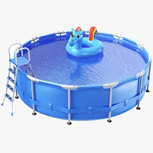 Inflatable Pool With Toy