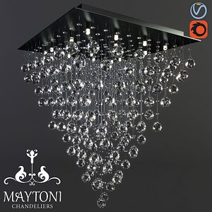 3D maytoni modern swirl mod217-60-n model