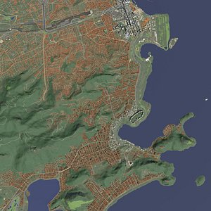 Rio de Janeiro Brazil - city and urban 3D model