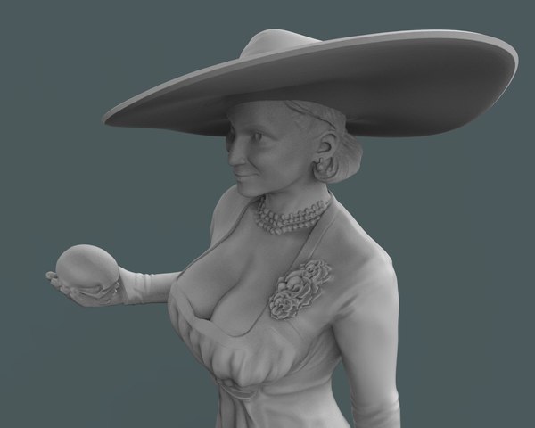 Resident Evil Lady Dimitrescu 3d Printed Model 0774