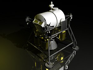 lunar surface access 3d max