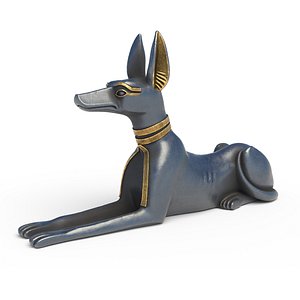 Anubis Statue Dog