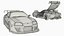Toyota Supra Mk4 Carbon Aero Kit Weiß