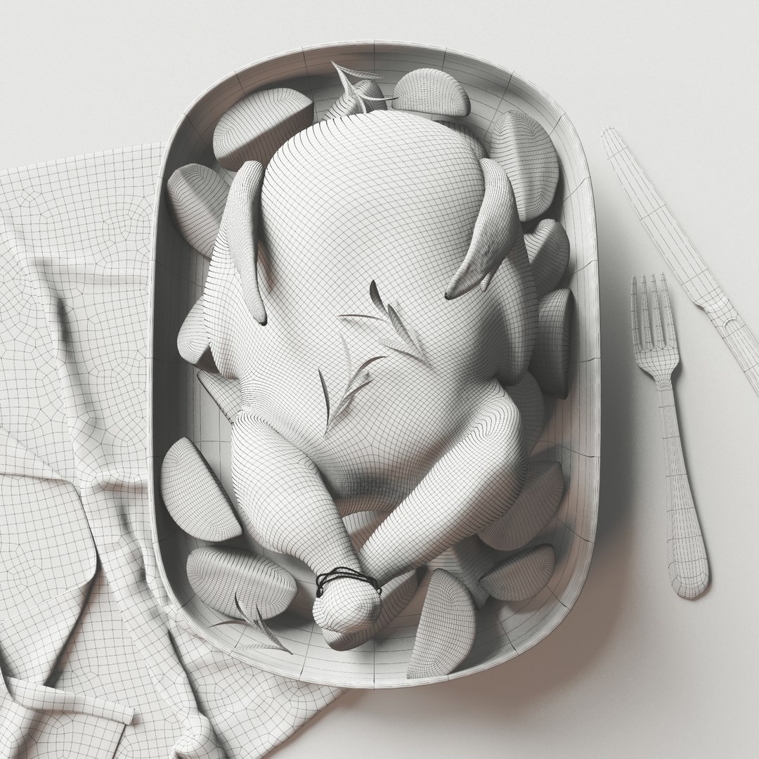 oven chicken 3D model https://p.turbosquid.com/ts-thumb/rc/Muw2Pl/5IM9NMkI/preview3/jpg/1492806807/1920x1080/fit_q87/cb858a5cddcc3e6f1bb266b6a2af64e7a0f302ac/preview3.jpg